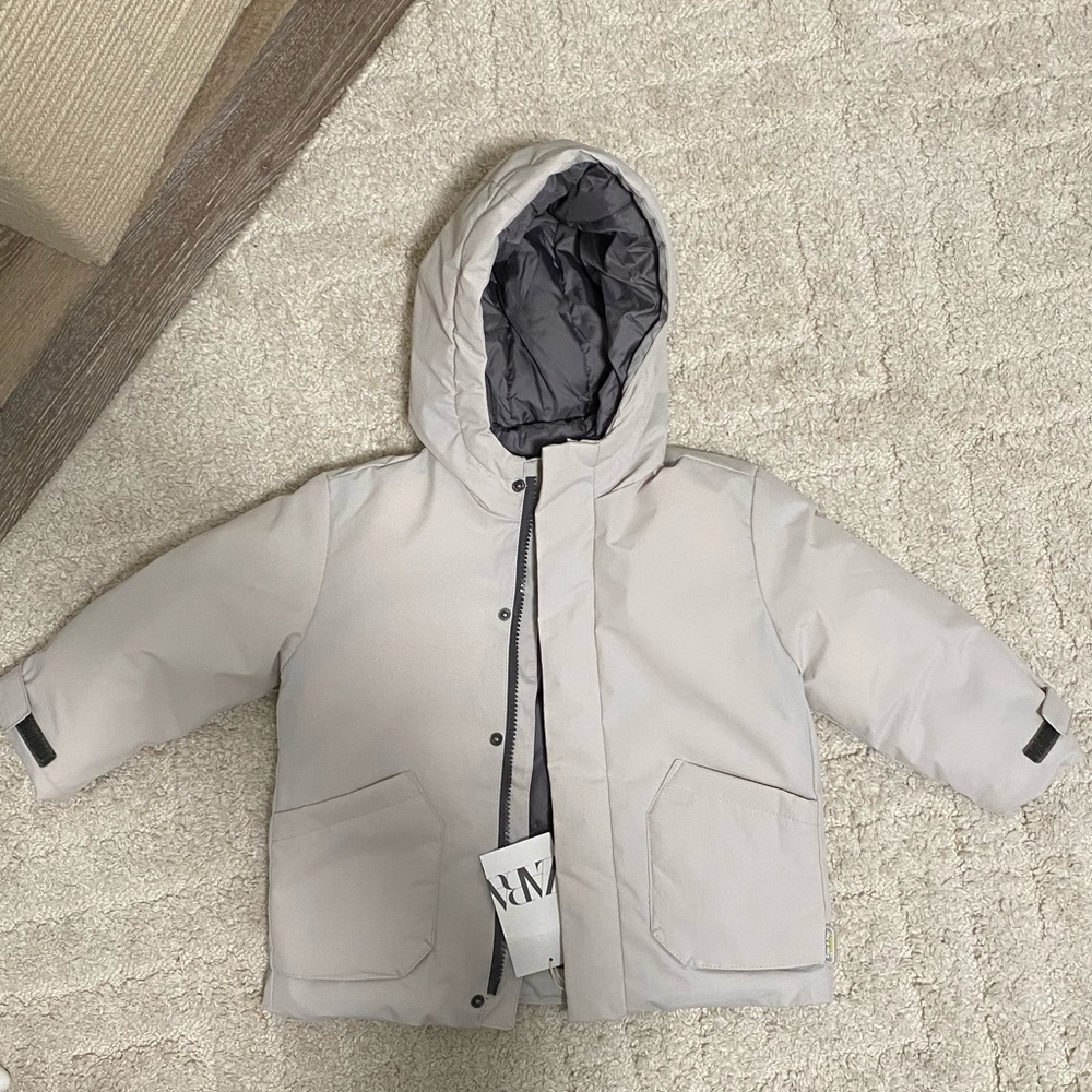 Zara Toddler puffer coat NWT